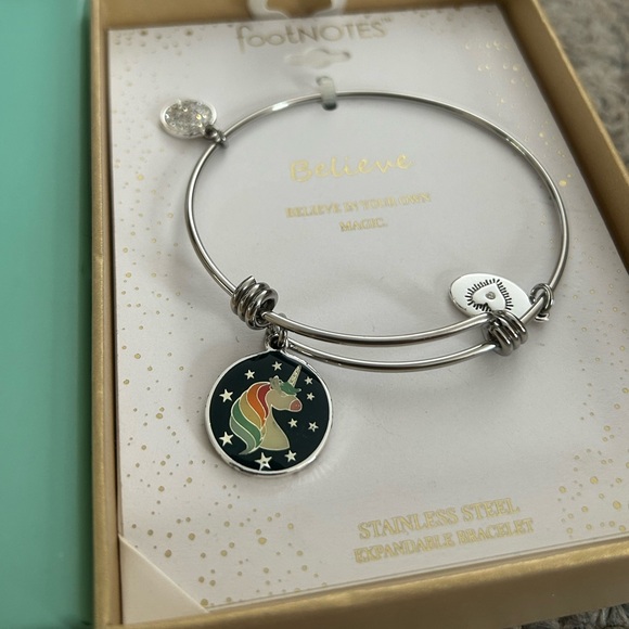 FootNOTES stainless steel bracelet unicorn - Picture 7 of 8